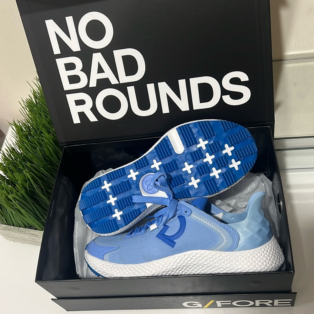 Brand NEW G/FORE Ladies MG4X2 Golf Cross Trainer Sneakers Size 9 US Vista Blue
